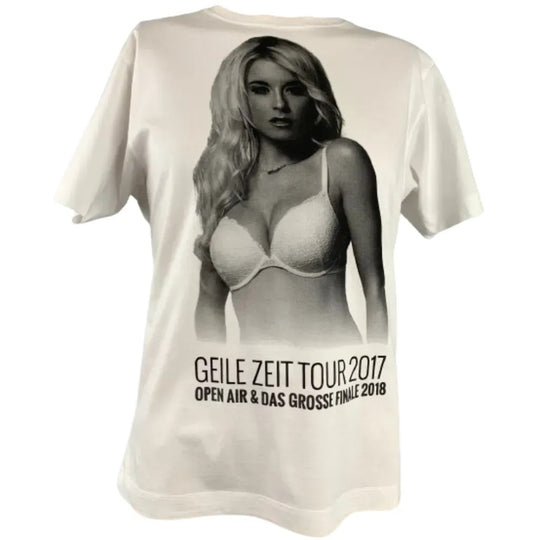 T-Shirt "Geile Zeit"  weiß