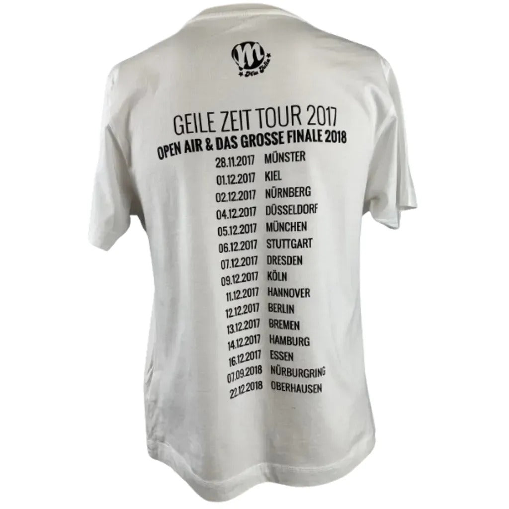 T-Shirt "Geile Zeit"  weiß