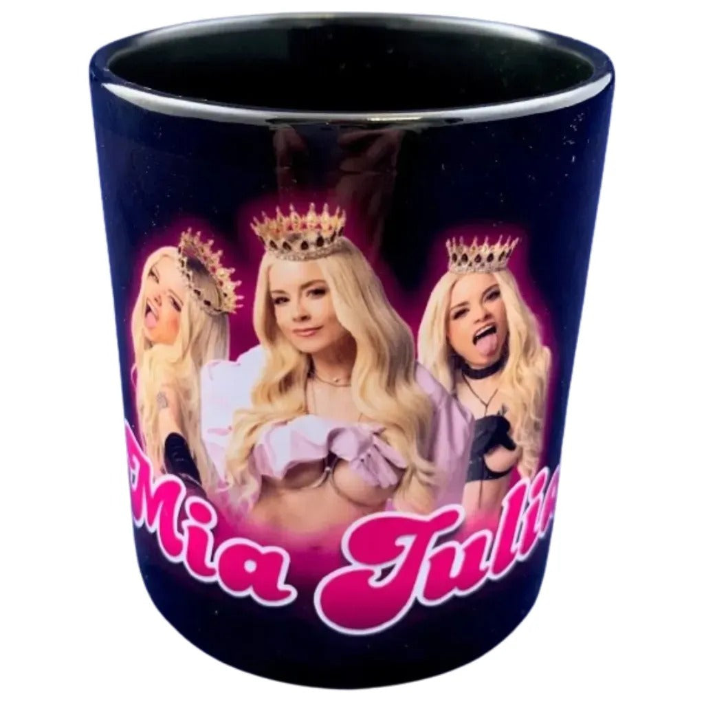 Mia Julia Kaffeetassen mit Logo black