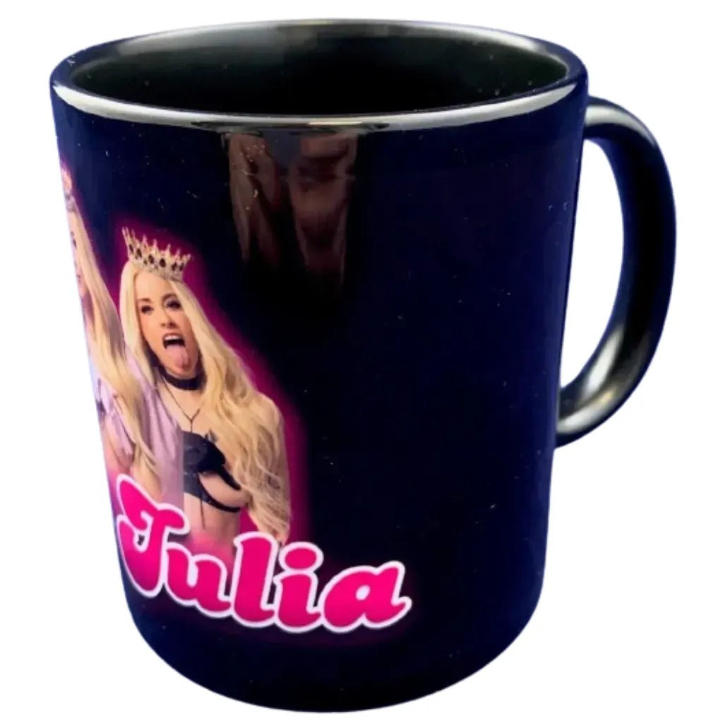 Mia Julia Kaffeetassen mit Logo black